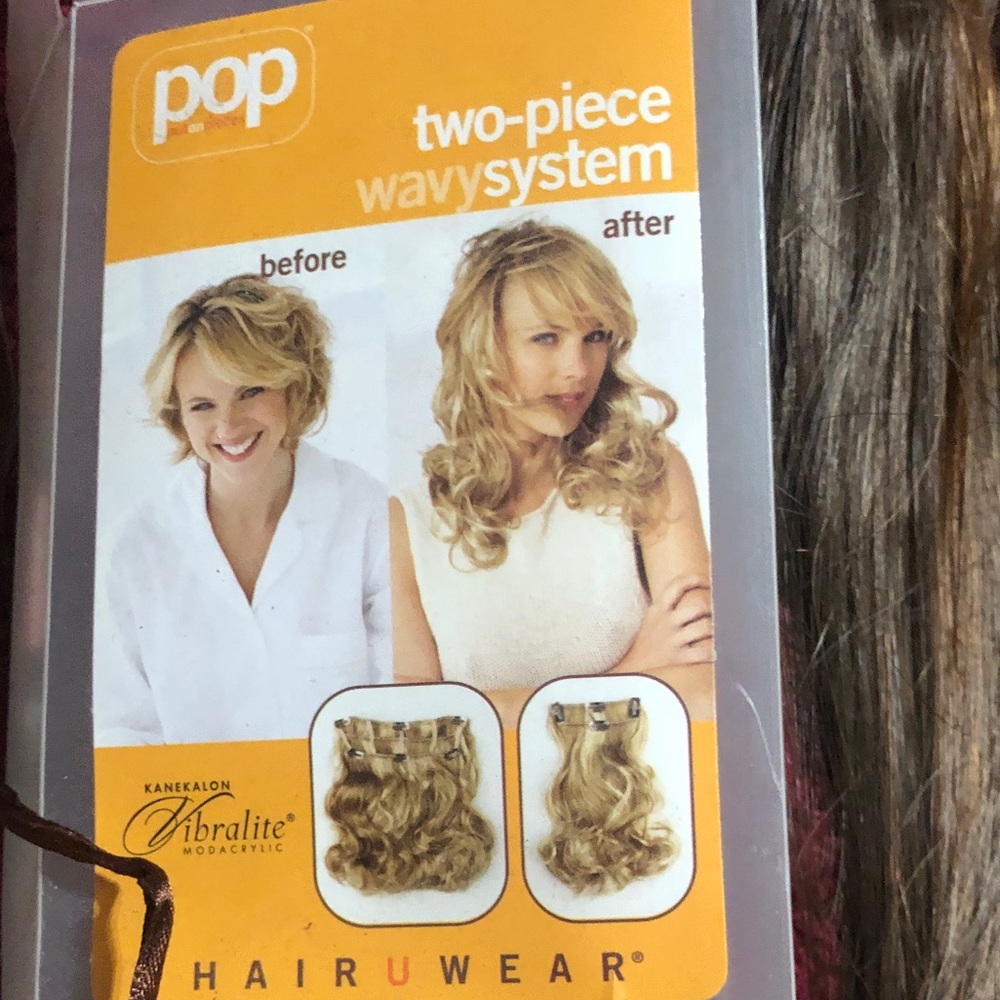 Hair U Wear extensions-brown